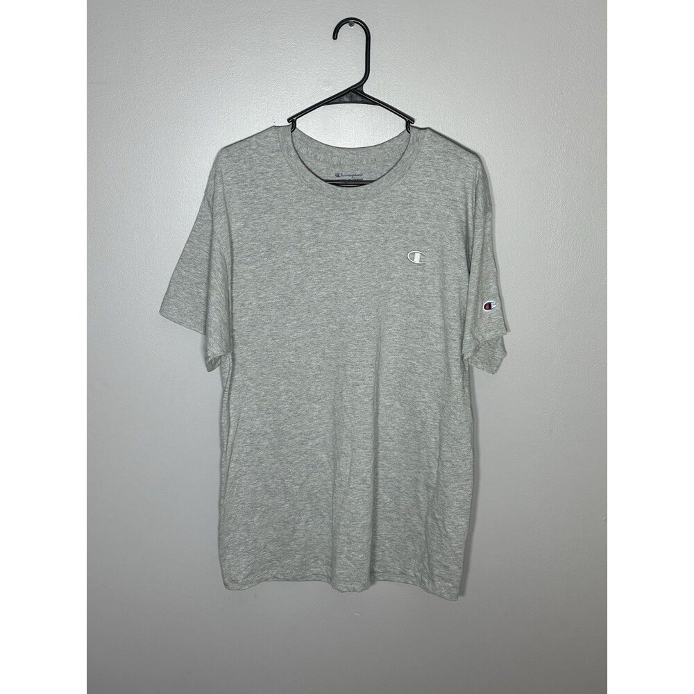 Champion AthleticWear Men's Basic Gym T-Shirt Solid Gray Size Large